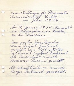 RK Vechta Gründungsbestätigung 1974-HP