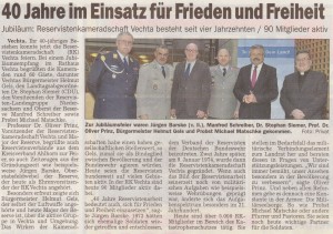 Rundschau a.M. - 40 Jahre im Einsatz für Frieden und Freiheit, 15.01.2014